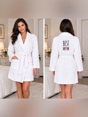Cynthia Rowley Soft White Robe